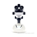 Mikroskop stereo trinokular zoom ujung tinggi